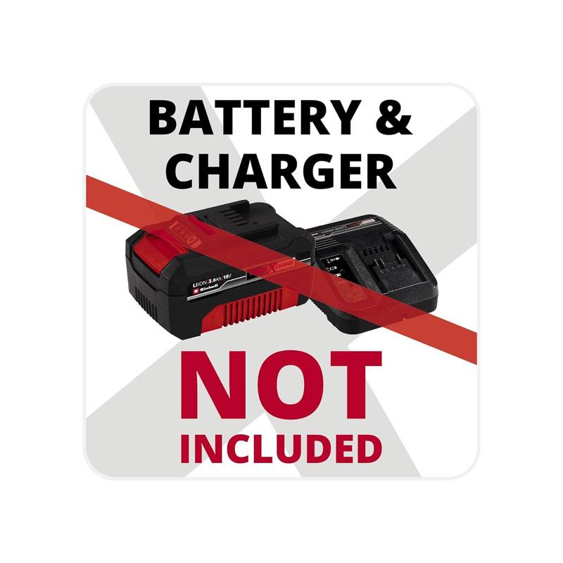 Einhell GC-CT 18/24 Li P-Solo Cordless Lawn Trimmer 18V Power X-Change Strimmer 24cm Cutting Width Without Battery Red/Black