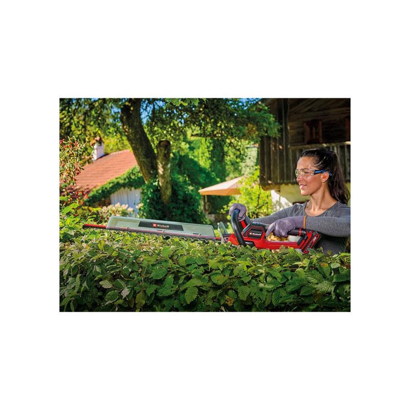 Einhell Professional GP-CH 18/50 Li BL-Solo Cordless Hedge Trimmer 18V Power X-Change Cutting Length 50cm Without Battery Red/Black