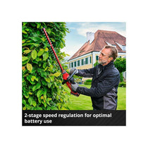 Einhell Professional GP-CH 18/50 Li BL-Solo Cordless Hedge Trimmer 18V Power X-Change Cutting Length 50cm Without Battery Red/Black