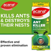 Acana Ant Killer Bait Stations Pack Of 3 With Real Honey Indoor Ant Trap For Colony And Queen Control