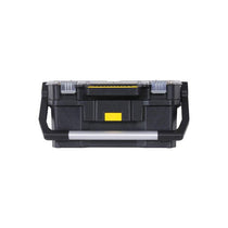 Stanley Tote Plus Toolbox Organizer 19 Inch Heavy Duty Plastic Tool Box Black/Yellow