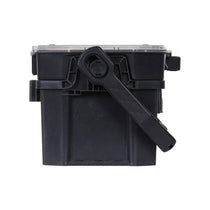 Stanley Tote Plus Toolbox Organizer 19 Inch Heavy Duty Plastic Tool Box Black/Yellow