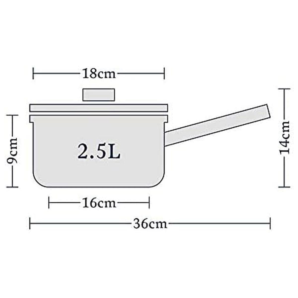 Stellar James Martin 18cm 2.5L Stainless Steel Saucepan With Vented Tempered Glass Lid Induction And Oven Safe Silver