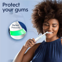 Oral-B iO4 Rechargeable Electric Toothbrush With Travel Case 4 Brushing Modes And Smart Pressure Sensor White