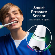 Oral-B iO9 Electric Toothbrush White With 1 Brush Head Charging Travel Case, 7 Cleaning Modes And App Connectivity