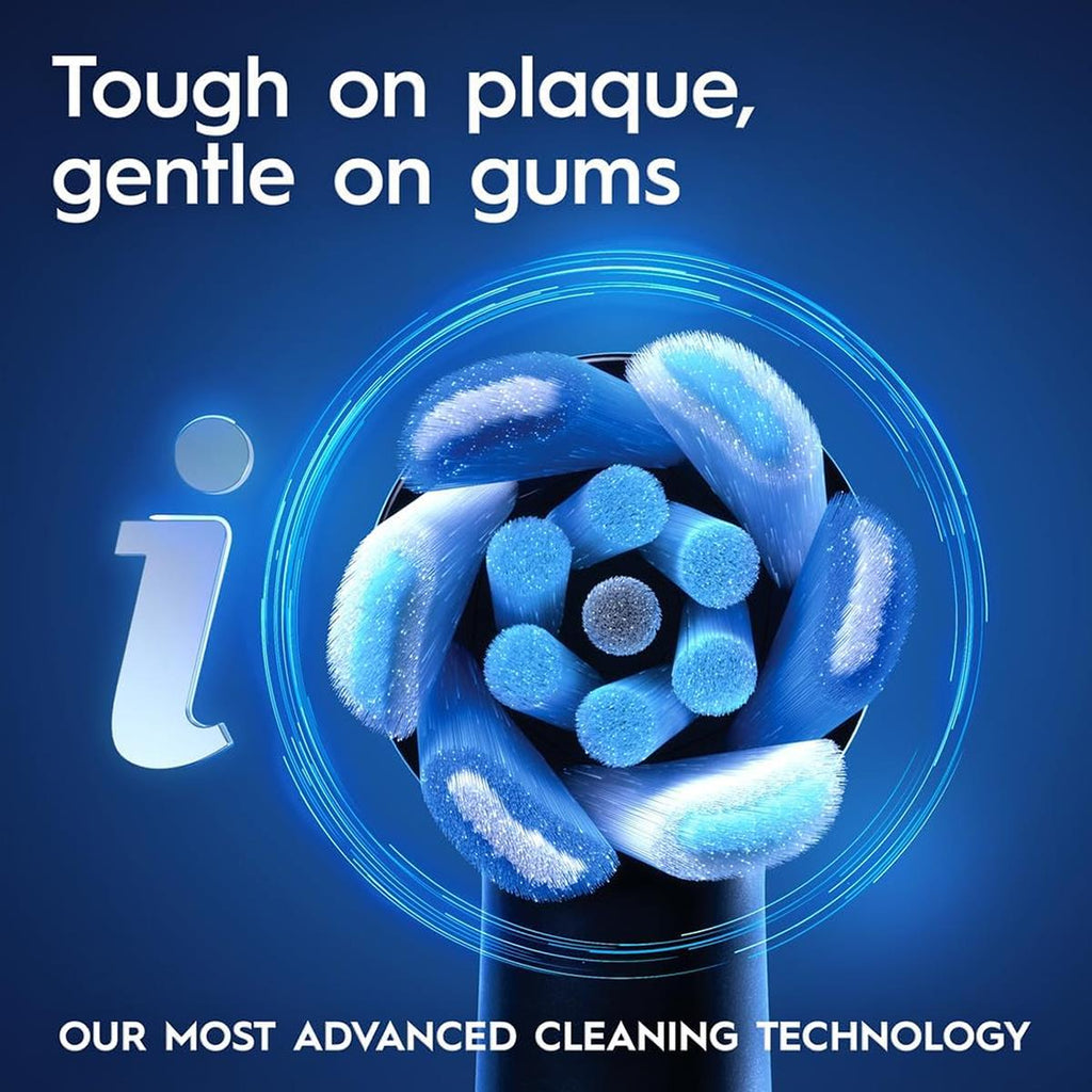 Oral-B iO9 Electric Toothbrush White With 1 Brush Head Charging Travel Case, 7 Cleaning Modes And App Connectivity