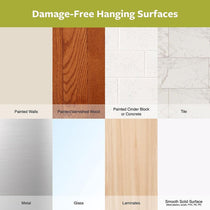 3M Command Large Picture Hanging Strips 4 Sets White Holds Up to 7.2 kg For Frames Up to 60 x 90 cm