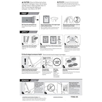 3M Command Large Picture Hanging Strips 4 Sets White Holds Up to 7.2 kg For Frames Up to 60 x 90 cm