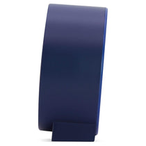 Acctim Gaby Small Analogue Alarm Clock Contemporary Round Quartz Bedside Clock Midnight Blue Battery Powered
