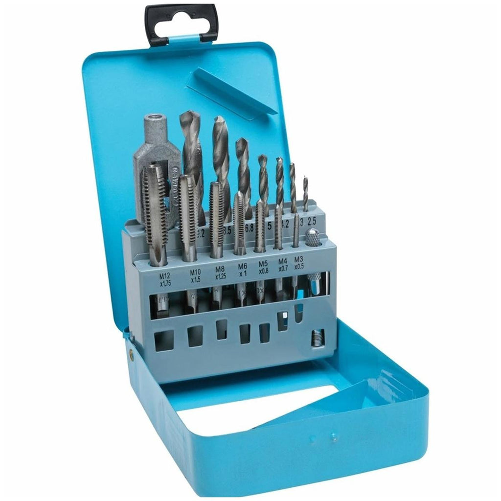 Blue Spot Tools Drill And Tap Set (M3-M12) (2.5-10.2mm) - 15 Piece