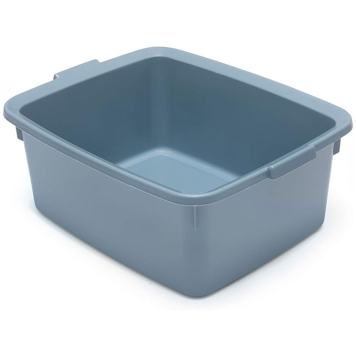 Addis Large Washing Up Bowl 12L Air Blue Plastic Utility Basin With Handles for Kitchen Belfast and Butler Sinks