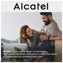 Alcatel T26 Corded Landline Phone Black Large Buttons 3 Level Ringer Mute Redial Key Illuminated Call Indicator