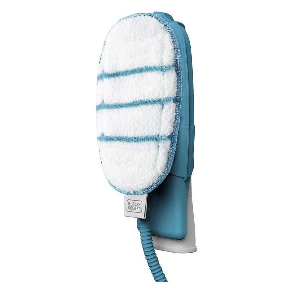 Black And Decker SteaMitt Replacement Microfibre Pads 2 Pack Washable Steam Cleaning Mitts White