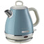 Ariete Vintage Retro Electric Jug Kettle 1 Litre 1600W Metal Cordless Jug With 360° Swivel Base Auto Shut-Off Blue