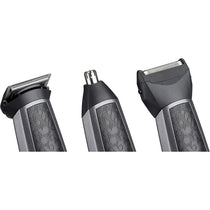 BaByliss 11-in-1 Carbon Titanium Face And Body Multi Grooming Kit Cordless Beard Trimmer With Nose Trimmer And Foil Shaver