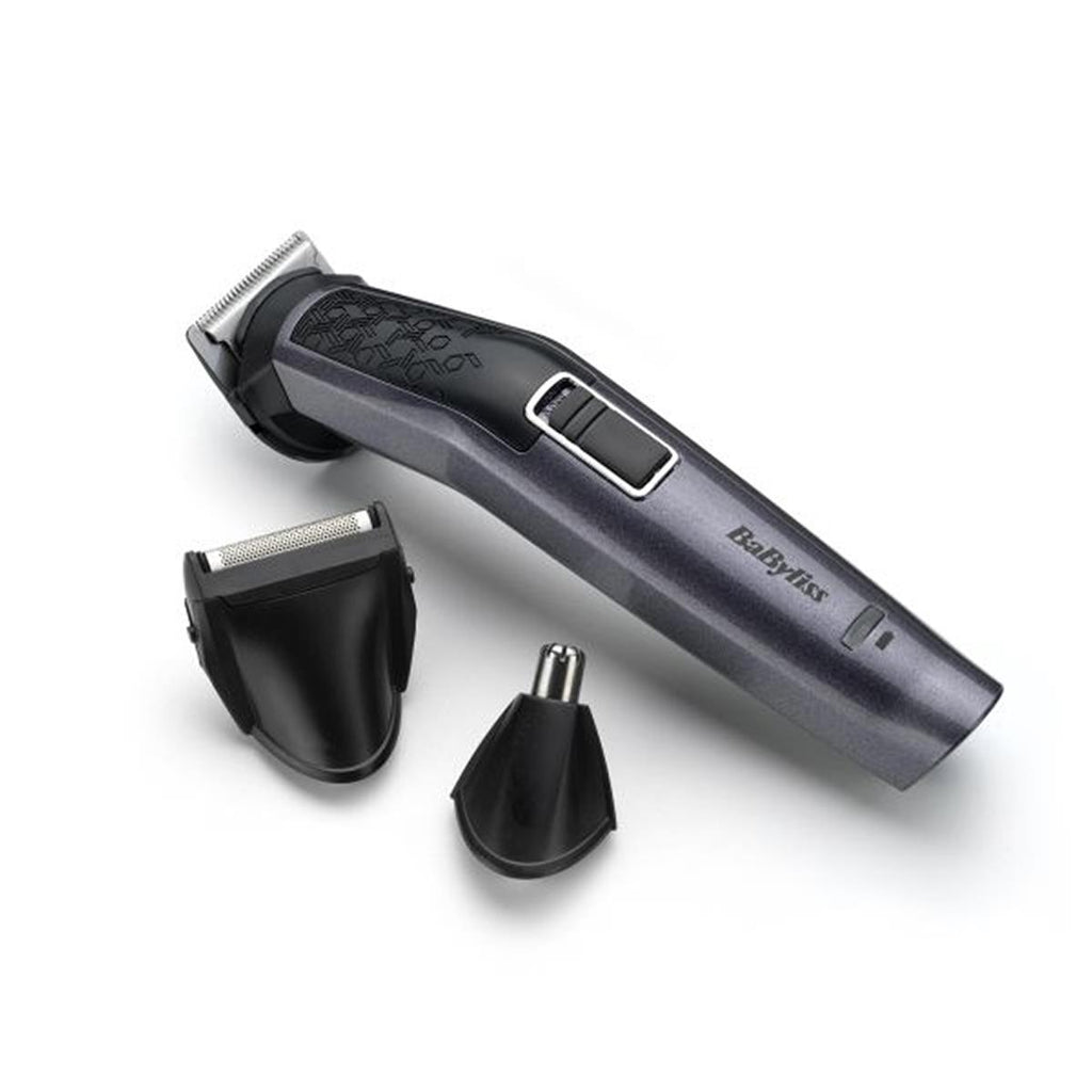 BaByliss 11-in-1 Carbon Titanium Face And Body Multi Grooming Kit Cordless Beard Trimmer With Nose Trimmer And Foil Shaver
