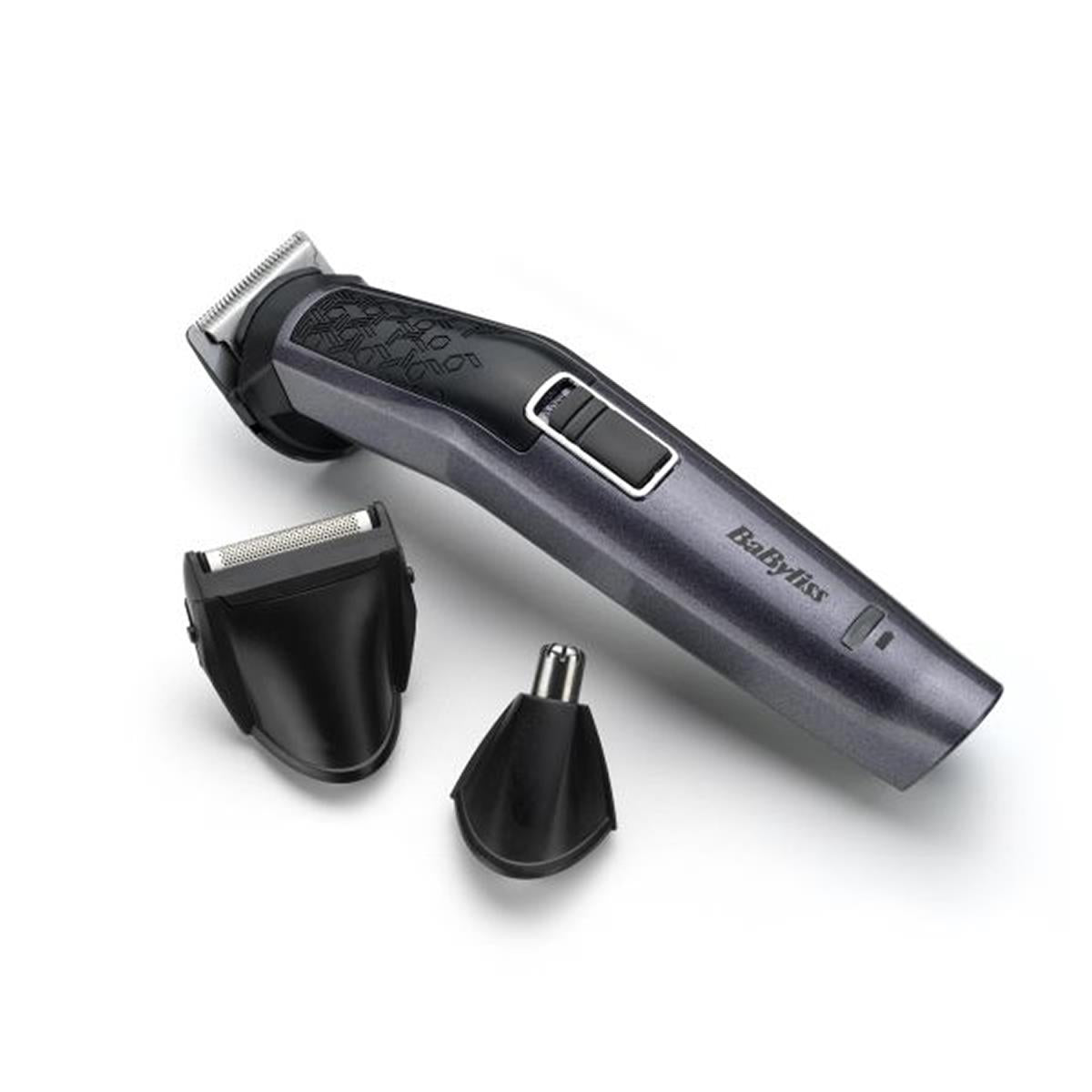 BaByliss 11-in-1 Carbon Titanium Face And Body Multi Grooming Kit Cordless Beard Trimmer With Nose Trimmer And Foil Shaver