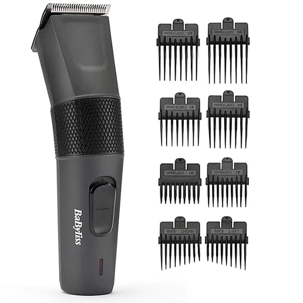BaByliss Power Precision Hair Clipper Black Cordless Rechargeable Stainless Steel Blades 9 Lengths