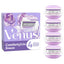 Gillette Venus ComfortGlide Breeze Women's Razor Blade Refills 3 Blades Water-Activated Gel Bars Freesia Body Butter 4 Count