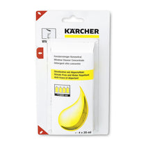 Karcher Window Cleaner Concentrate RM 503 Sachets For Window Vac Glass, Mirrors And Shower Cubicles 4 x 20ml Pack