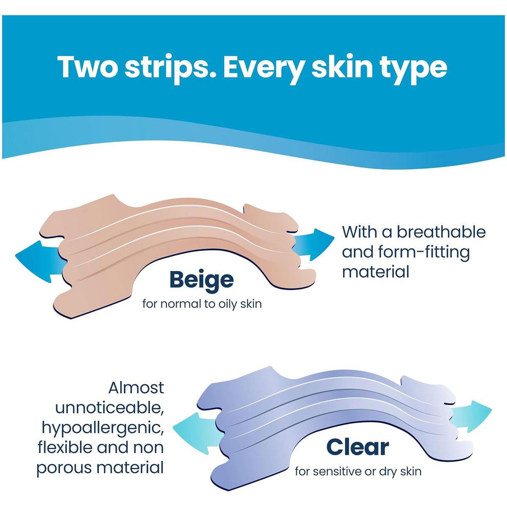 Breathe Right Original Beige Nasal Strips Large - 30 Count