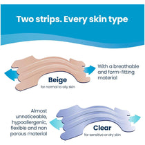 Breathe Right Original Beige Nasal Strips Large - 30 Count