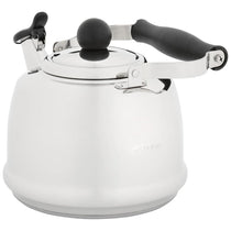 Judge 1.9L Stovetop Kettle Stainless Steel Whistling Kettle Heat Resistant Handle Non-Drip Spout All Hob Types