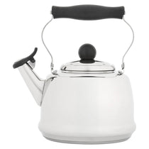 Judge 1.9L Stovetop Kettle Stainless Steel Whistling Kettle Heat Resistant Handle Non-Drip Spout All Hob Types
