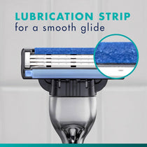 Gillette Mach3 Razor Blade Refills for Men Pack of 20 3-Blade Replacement Cartridges with Lubrastrip Fits Mach3 Razors