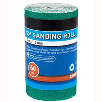 Blue Spot Tools Aluminium Oxide Sanding Roll Coarse 60 Grit
