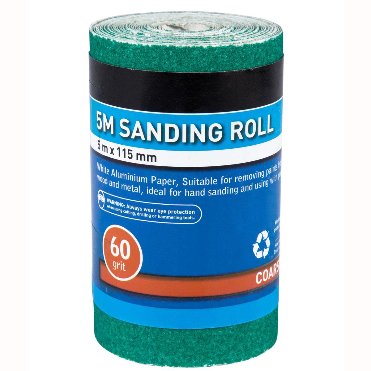 Blue Spot Tools Aluminium Oxide Sanding Roll Coarse 60 Grit
