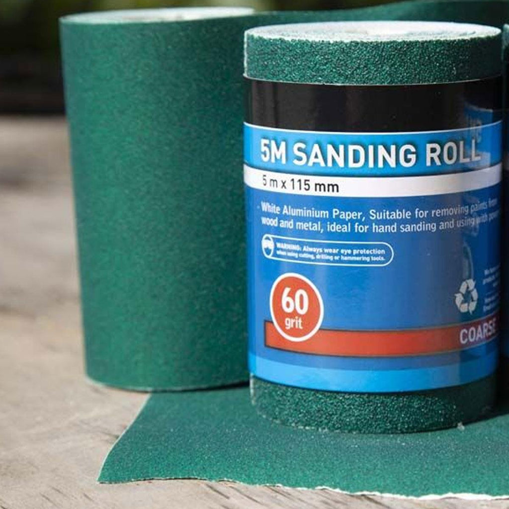 Blue Spot Tools Aluminium Oxide Sanding Roll Coarse 60 Grit