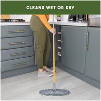 JVL Bamboo Chenille Mop Natural