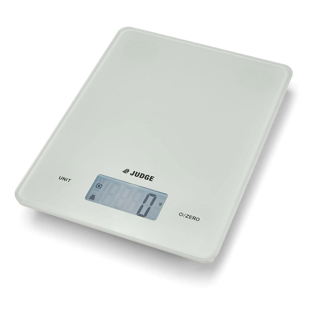 Judge Digital Kitchen Scale 5kg Glass Top Touch Control