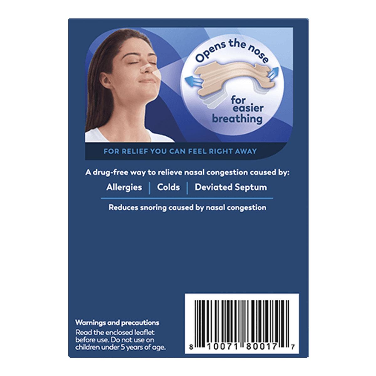 Breathe Right Original Tan Nasal Strips Small/Medium 30 Count