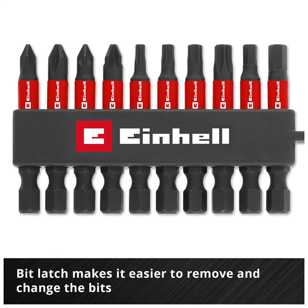Einhell Impact Screwdriver Bit Set 10 Piece