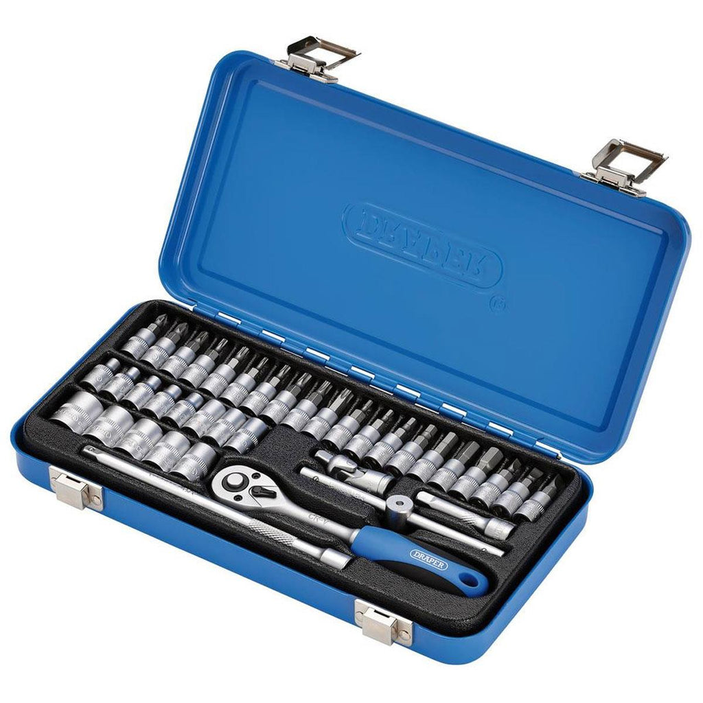 Draper 1/4" Square Drive Metric Socket 38 Piece Set