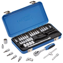 Draper 1/4" Square Drive Metric Socket 38 Piece Set