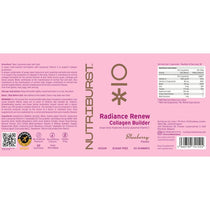 Nutriburst Vegan Radiance Renew Collagen Builder Gummies 60 Count