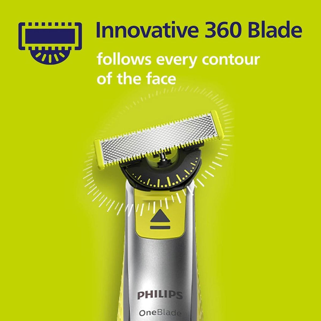 Philips OneBlade 360 Replacement Razor Blade Heads 2-Pack