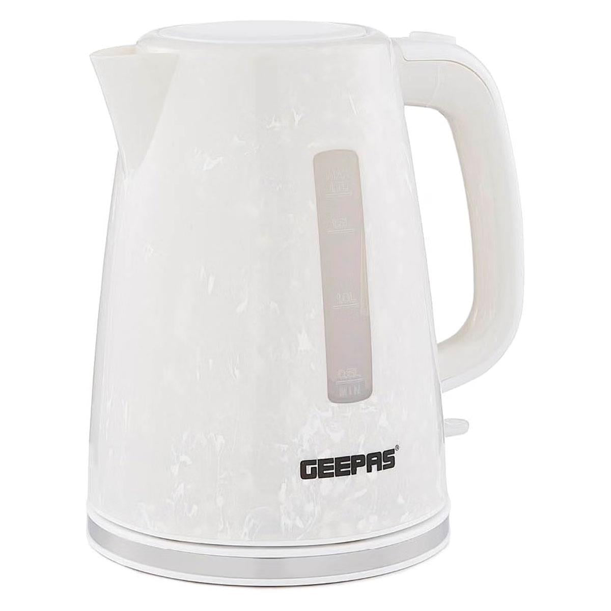 Geepas Skye Electric Cordless Jug Kettle 1.7 Litre White