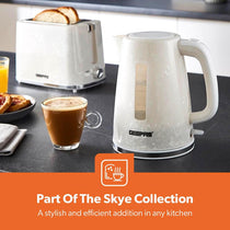 Geepas Skye Electric Cordless Jug Kettle 1.7 Litre White