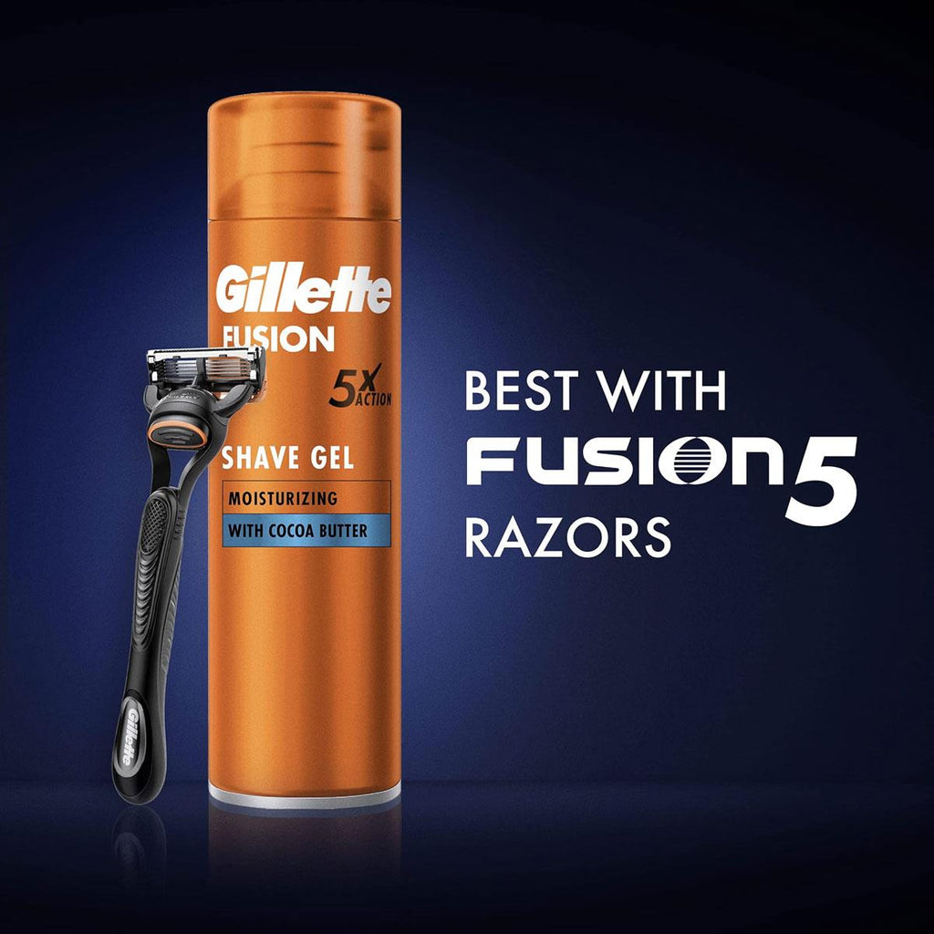 Gillette Fusion5 Ultra Moisturising Shaving Gel For Men 200ml