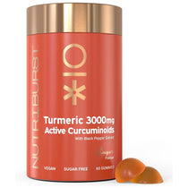 Nutriburst Turmeric Curcumin Black Pepper Extract Gummies 60 Count