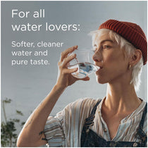 BRITA Borosilicate Glass Water Filter Jug 2.5L Light Blue
