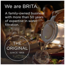 BRITA Borosilicate Glass Water Filter Jug 2.5L Light Blue