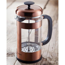 Judge 8 Cup Glass Cafetiere French Press Coffee Maker Copper