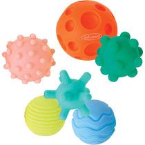 Infantino Textured Sensory Balls Set 6 Piece - Multicolour