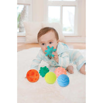 Infantino Textured Sensory Balls Set 6 Piece - Multicolour