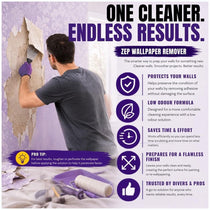 Zep Concentrated Wallpaper Stripper And Remover Solution 1 Litre
